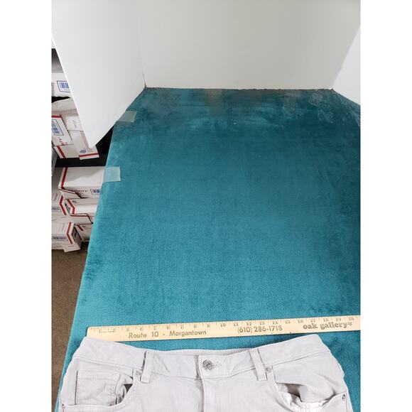 Micahel Kors Jeans Size 12 Womens Gray Pants Denim Logo Mid Rise Straight - Picture 10 of 13